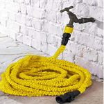 Garden Hose Expandable Water Pipe Flexible Magic Hose Pipes with 7 Function Spray No Kink Garden Hose Pipe Automatically Expands Fits Common Style Fittings Lightweight Hose Pipe (25 Ft Hose Pipe)