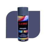 Haxo Metal Spray Paint | Clear Coat Spray Paint For Car, Bike, Home, & DIY | Quick Drying Acrylic Spray Paint With Gloss Finish For Metal, Wood, & Walls - 450ML (Deep Grey)