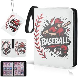 Trading Card Binder, 9-Pocket, Holds 1080 Cards, 120 Pages Side-Loading Card Album, PU Leather, Acid-Free Archival Sleeves, Durable Organizer for MTG, TCG & Sports Cards, Gift for Kids, Boys and Girls