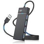 4 Port USB 3.0 Hub,Ultra-Slim USB H