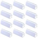 Rustark 30 Pcs Table Skirting Clips, Table Cover Clips, Tablecloth Clips for Table Edge 3/4 Inch - 1 Inch with Hook and Loop Great for Indoor Outdoor Events Wedding Meeting Party Picnic Banquet