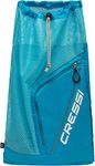 Cressi Unisex's Sumba Bag XL Sports Backpack with Net, Light Blue, 25 LT