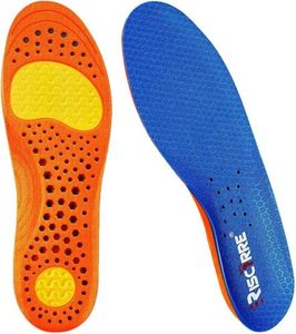 Insoles for Men and Women, Support Shock Absorption Cushioning Sports Comfort Inserts, Breathable Shoe Inner Soles for Running Walking, Hiking, Working