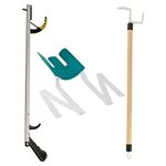 Sammons Preston 49852 Assistive Device Kit 4, Includes 26" SPR Reacher, Flexible Sock Aid & 26" Dressing Stick, Adaptive Dressing & Independent Daily Living Aid for Those with Limited Reaching Ability