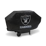 Rico BCB1701: Raiders Deluxe Grill Cover (Black)