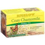 Bigelow Cozy Chamomile Herbal Tea, 20-Count Boxes (Pack of 6)