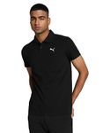 Puma Men's Solid Slim Fit T-Shirt (680817_Black S)