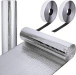 Frienda 79 x 40 Inch Aluminum Foil Roll Insulation, CK-Frienda-2413 Model for RV, Car, Window, Attic, Garage Door, Wall, Floor, Fireplace