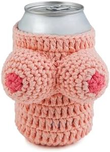 BigMouth Inc Foam Drink Kooler, Soft Sided Beer Cooler, Portable Party Beverage Holder for Soda Cans, Funny Can Cooler - Nana's Boobies