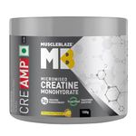 MuscleBlaze Creatine Monohydrate CreAMP™ with CreAbsorb™ (Citrus Blast, 100g, 25 Servings) | Trustified Certified