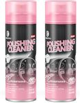 Car interior protectant Spray-Repels Dust & Staining,Restores & Protects Plastic, Vinyl, Leather - UV Guard, Anti-Aging, Long-Lasting Gloss, Exterior & Interior Car Polishing Cleaner (2 x 15oz)