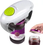 Electric Jar Opener for Weak Hands, Automatic Jar Opener for Seniors with Arthritis, Strong Tough & Easy One Touch Bottle Opener for Arthritic Hands