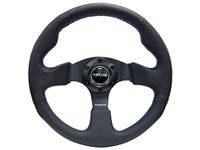 NRG Innovations RST-012R-BL Reinforced Steering Wheel (Leather Steering Wheel 320mmwith BLUE stitch)