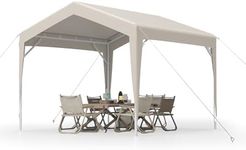 GarveeLife 7 x 7 ft Commercial Canopy Tent, Outdoor Canopy with Waterproof Oxford Fabric, Sun Shelter for Party, Camping, Market, Wedding, BBQ, Outdoor Event