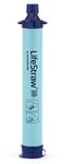 LifeStraw Personal Water Filter for Hiking, Camping, Travel, and Emergency Preparedness, Blue, Stocking Stuffers, for Men and Women