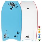 Kai Bodyboards Bro (Light Blue (Red Rails), 36")
