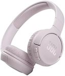 JBL Tune510BT Wireless On-Ear Headphones with Bluetooth 5.0 and Speed Charge, Up to 40 Hours Battery Life, Rose