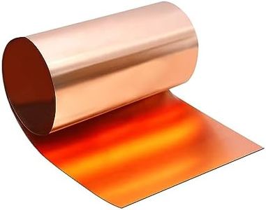 Uxney Copper Sheet Roll,Copper Flashing Roll 1000x300x0.3mm(LxWxT) Applicable to Various House Repair and DIY Projects