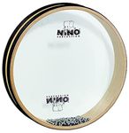 Nino Percussion Sea Drum Instrument - Medium Hand drum for Children from 5 Years - Diameter 10 inch (ca. 25 cm) - Siam Oak, Natural (NINO34)