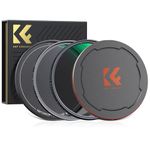 K&F Concept 55mm UV CPL Filter Kit with Metal Caps, Nano-X Circular Polarizing (CPL) Lens Filter Cover Waterproof Multi-Coated