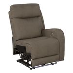 Thomas Payne® Seismic RV Recliner - Left Arm - Grummond — Power Recline, Massage, Lumbar - LED Lighting, Cupholders - PolyHyde Fabric - High-Density Foam - Easy-to-Clean PolyHyde® Vinyl — 2020129329