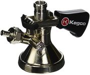 Kegco KC KT3102W-G Keg Tap Coupler, Silver