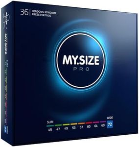MY.SIZE Pro Condoms 36 Pieces, 72 mm Size, (40103)