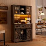 AMERLIFE Coffee Bar Cabinet with Sl