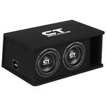 CT Sounds Dual 8” 1600W Loaded Tropo Series Ported Car Subwoofer Box - TROPO-2X8D4