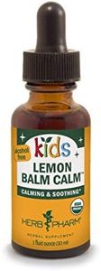 Herb Pharm Kids Certified-Organic Alcohol-Free Lemon Balm Calm Liquid Extract, 1 Ounce