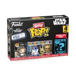 Funko Bitty Pop! Star Wars Mini Collectible Toys 4-Pack - Princess Leia, R2-D2, C-3PO & Mystery Chase Figure (Styles May Vary)