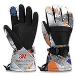 Ski Gloves, Warmest Waterproof and 