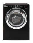 Hoover H-Wash 300 H3D41065TACBE Freestanding Washer Dryer, Large Capacity, 10 kg/6 kg Load, 1400 rpm, Black