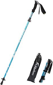 A ALAFEN Walking Stick - Collapsible Trekking Pole for Men and Women,7075 Aluminum Hiking Stick for Seniors