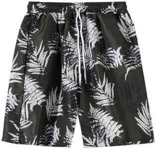 Weardear Costume da Bagno Uomo Pantaloni da Spiaggia Estate Pantaloncini da Bagno con Tasche e Coulisse Costumi Uomo Mare Fare Surf