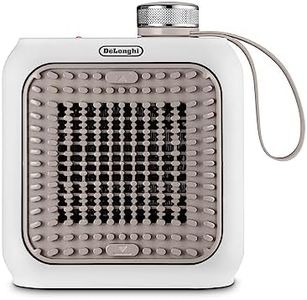 De'Longhi Capsule Solo Personal Ceramic Fan Heater, Sand Beige, Small