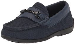 Steve Madden Boys Shoes Justinn Loafer, Navy, 12 UK Child