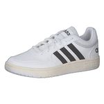 adidas Men's Hoops 3.0 Trainers, Ftwr White Core Black Chalk White, 8 UK