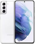 Samsung Galaxy S21 5G (128GB, 8GB) 6.2" AMOLED 120Hz, Snapdragon 888, Global 5G Volte (GSM + CDMA) Factory Unlocked (AT&T, Verizon, T-Mobile, Metro) G991U1 (Wireless Charger Bundle) (Phantom White)