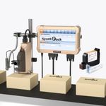 Automatic Inkjet Coding Machine for Production Line, 0.5inch/12.7mm Industrial Online Inkjet Printer with 42ml Quick-Drying Ink Cartridge for Date/Batch Number/QR Code/Barcode/Logo(1 Nozzle,SL1)