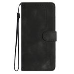 Mavis's Diary Galaxy A35 A55 Wallet Case for Women, Luxury PU Leather Folio Cover Card Holder Folding Phone Case Compatible with Samsung Galaxy A35 A55 (Black)