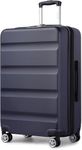 Kono 28-Inch Large Luggage Suitcase | TSA Lock | Expandable Hard Shell with 4 Dual Spinner Wheels | Lightweight & Durable Travel Suitcase (Navy,75x47.5x29.5cm)