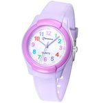 Kids Analog Watch for Girls Boys Waterproof Learning Time Wrist Watch Easy to Read Time WristWatches for Children