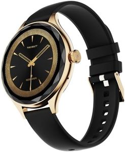 Fire-Boltt Phoenix Aura Women Smart Watch with 1.26” Diamond-Cut HD Display, Rotating Crown, Wireless Charging, Bluetooth Calling, Voice Assistant, 120+ Sports Modes - Carbon Black