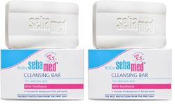 Baby Sebamed Cleansing Bar|pH 5.5 |Newborn bathing|Soap Free|Tear Free|150 gm (Pack of 2)