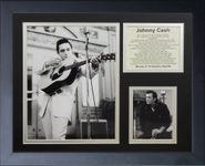 Legends Never Die Johnny Cash II Framed Photo Collage, 11 x 14-Inch