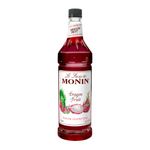 Monin Dragonfruit Syrup - Great For Flavoring Shakes, Cocktails, Soda, & Lemonade - 1 Liter Bottle