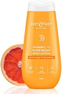 Dot & Key Vitamin C + E Super Bright Body Lotion for Deep Nourishing & Visibly Glowing Skin | Reduces Dark Spots & Tanning |With Triple Vitamin C & Niacinamide | For Women & Men | 250ml