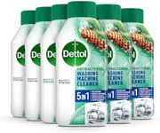 Dettol Antibacterial Washing Machine Cleaner, Removes Limescale, Dirt & Bad Odours, Original, Pack of 6 x 250ml