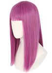 Topcosplay Cosplay Wig Kids Wig Long Straight Purple wig Women's Halloween Anime Costume Party Wigs